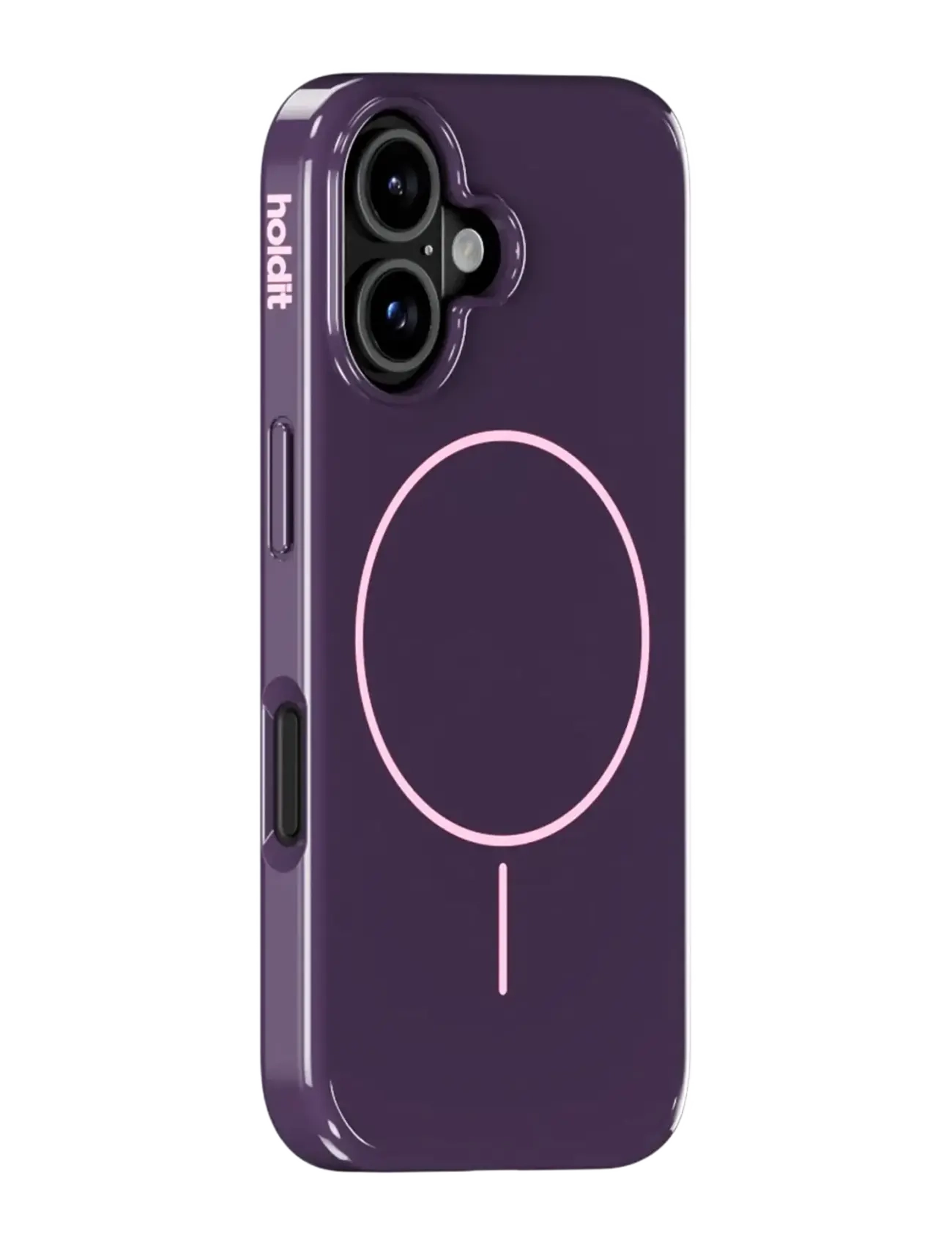 Holdit - Mono Case Magsafe iPhone 16 - laagste prijzen - deep plum/pink - 1