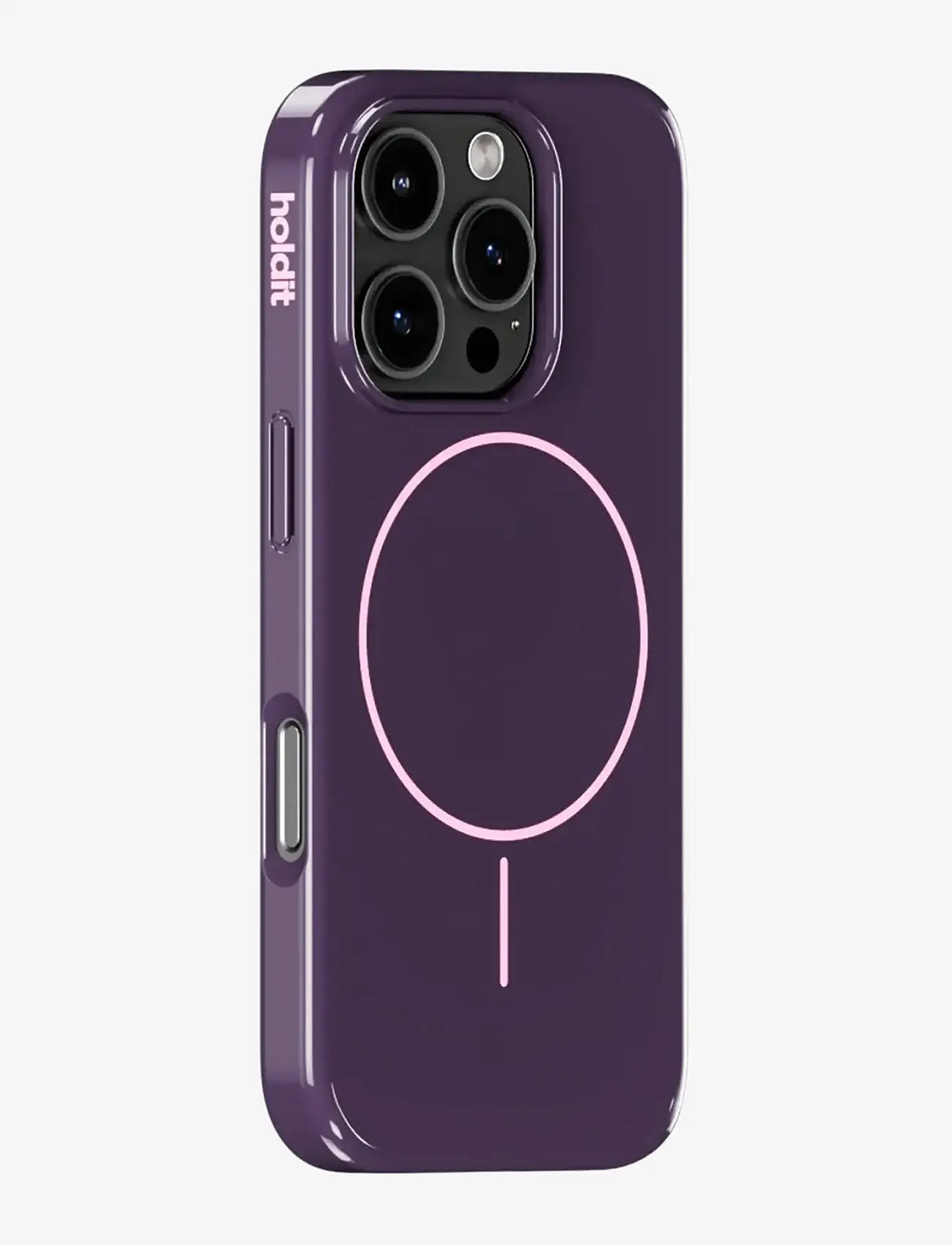 Holdit - Mono Case Magsafe iPhone 16 Pro - mobilcovers - deep plum/pink - 1