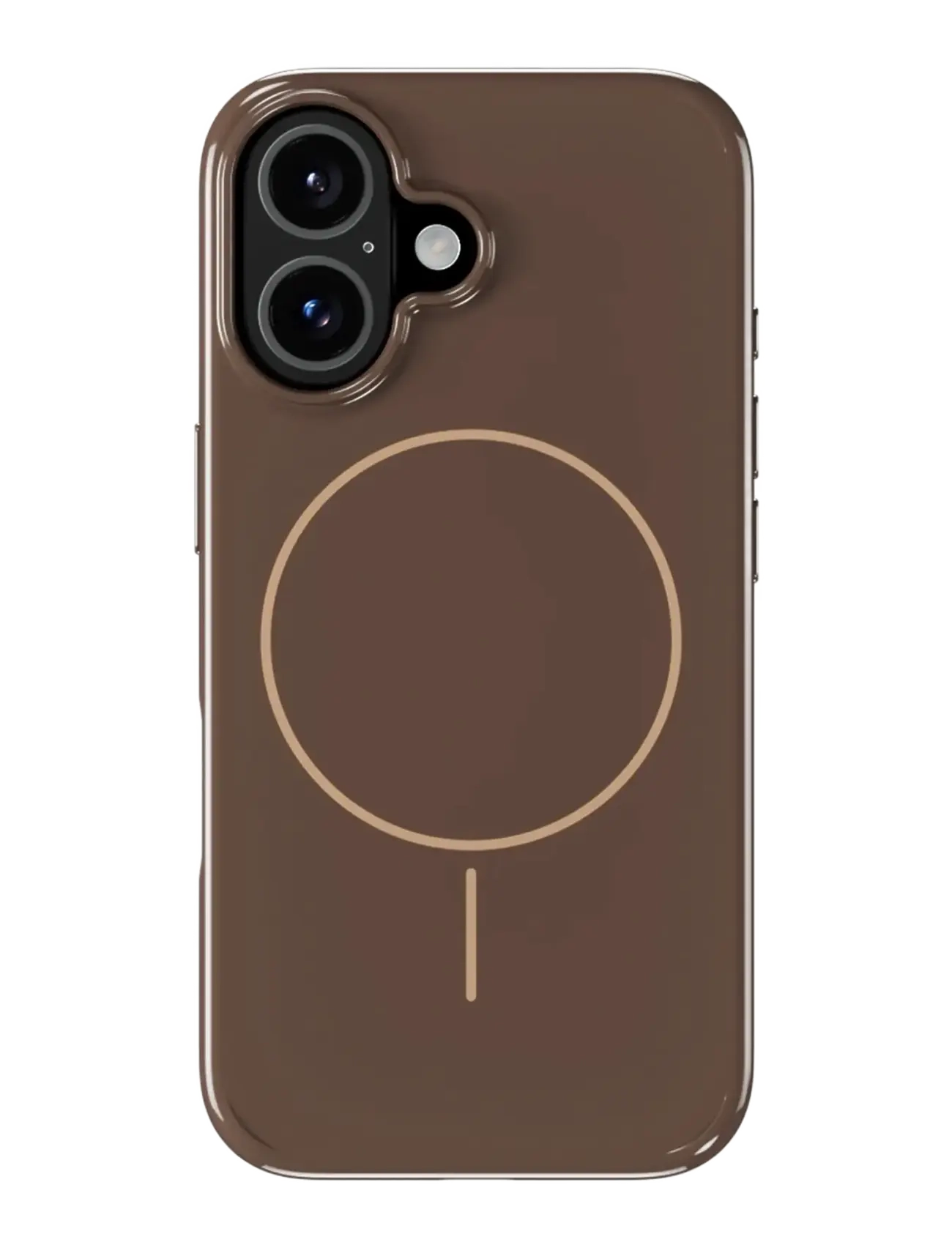 Mono Case Magsafe iPhone 16 - CHOCOLATE/BEIGE