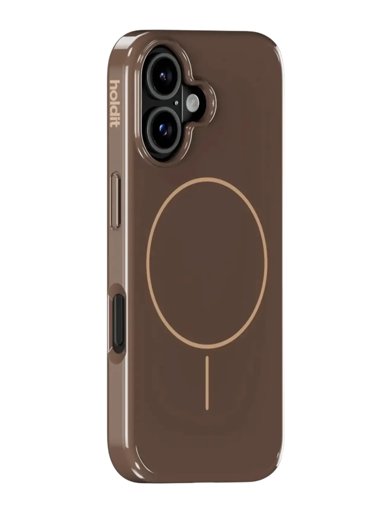 Holdit - Mono Case Magsafe iPhone 16 - chocolate/beige - 1