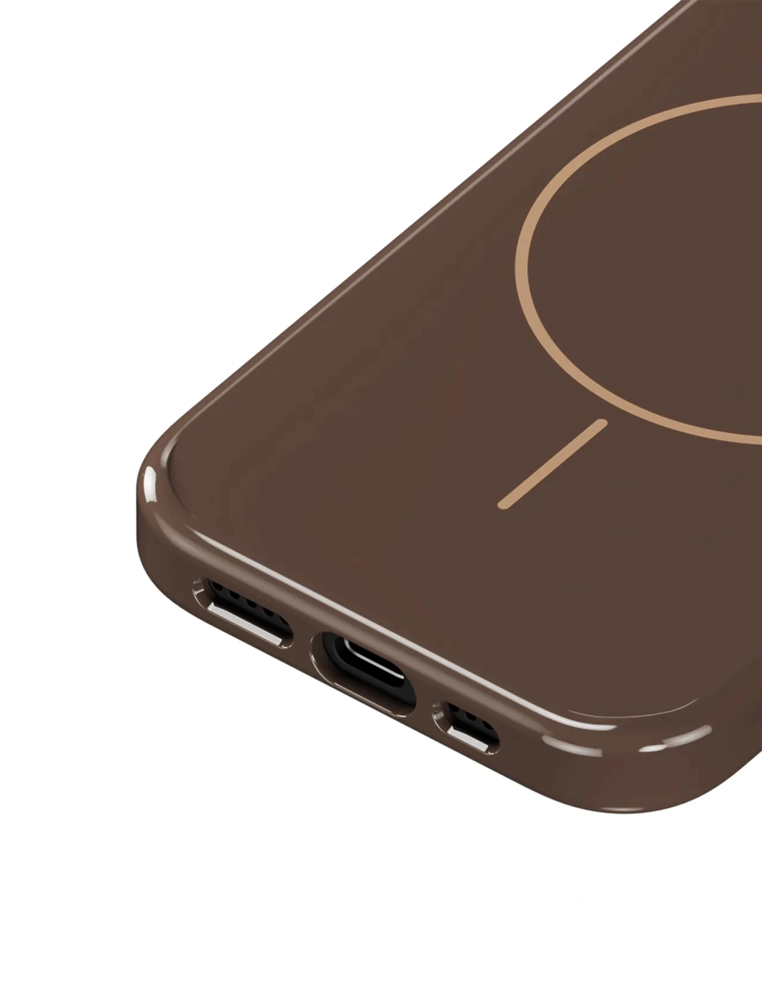Holdit - Mono Case Magsafe iPhone 16 - chocolate/beige - 3