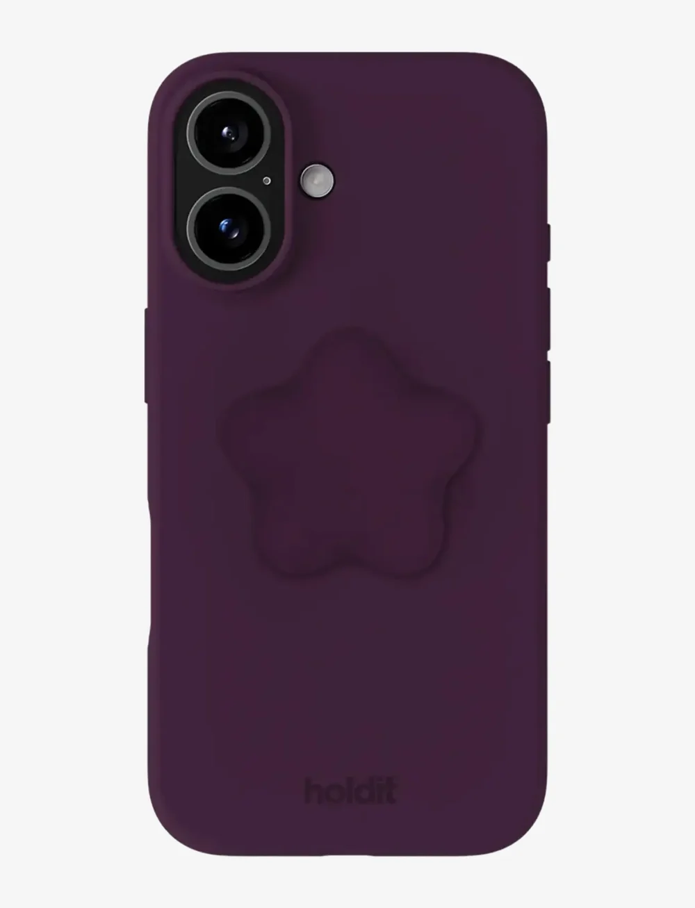 Holdit - Silicone Sticker Star - handysticker - deep plum - 0