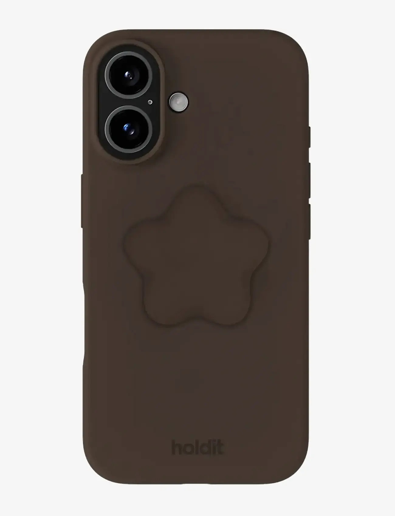 Holdit - Silicone Sticker Star - mobilstickers - chocolate - 0