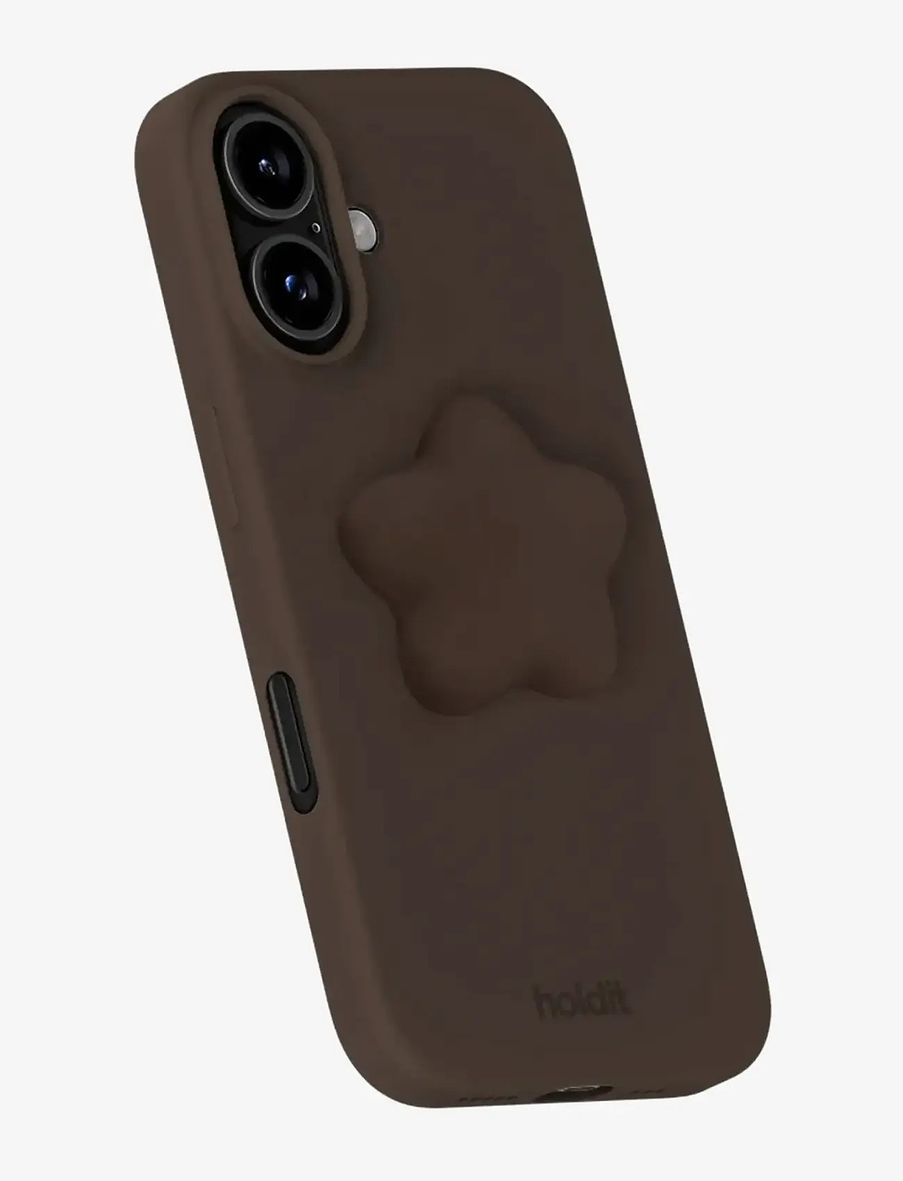 Holdit - Silicone Sticker Star - mobilstickers - chocolate - 1