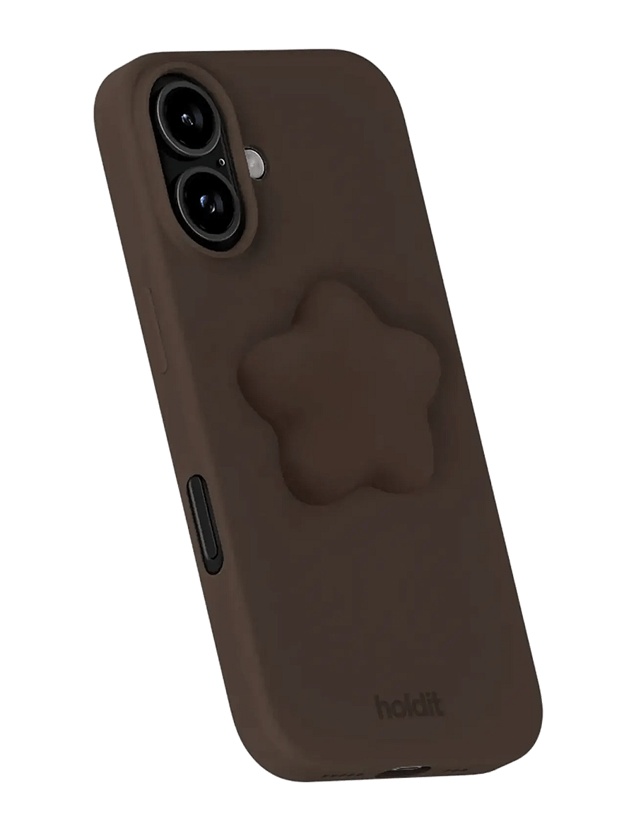 Holdit - Silicone Sticker Star - phone stickers - chocolate - 1