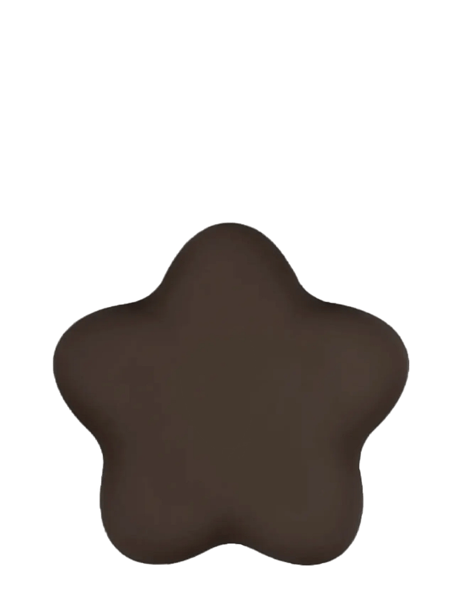 Holdit - Silicone Sticker Star - phone stickers - chocolate - 2