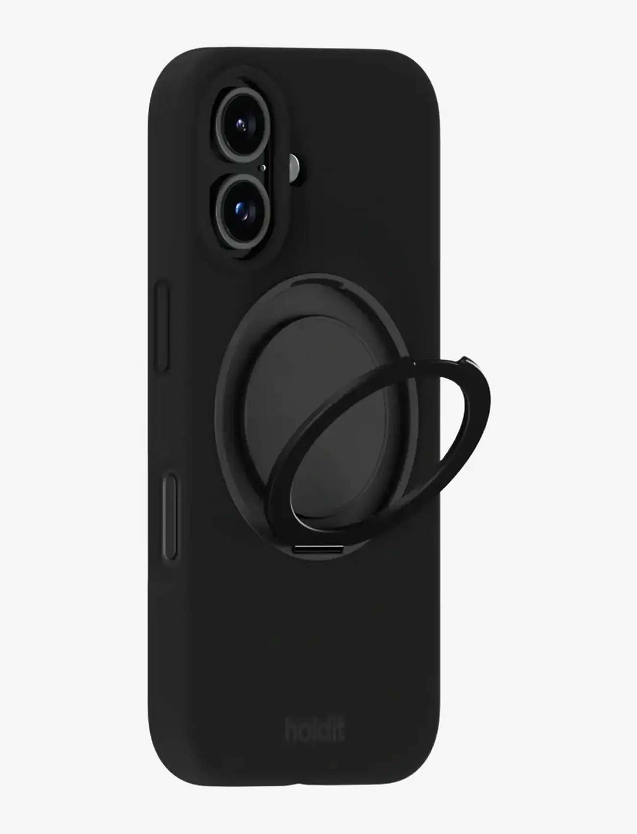 Holdit - Silicone Stand Case iPhone 16 - telefonide ümbrised - black - 1