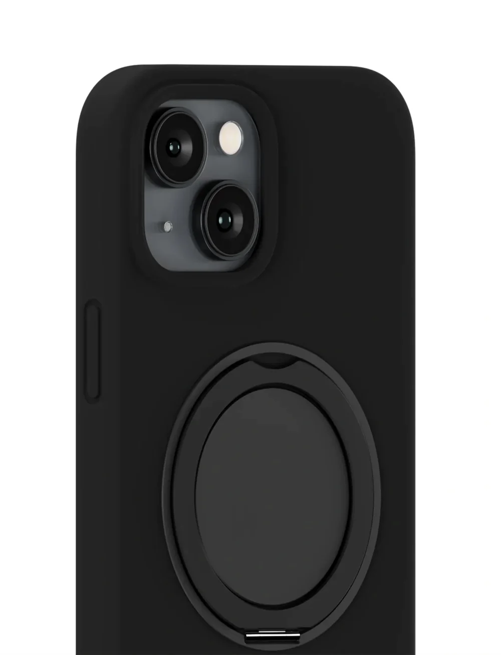 Holdit - Silicone Stand Case iPhone 16e/15 - handycover - black - 3