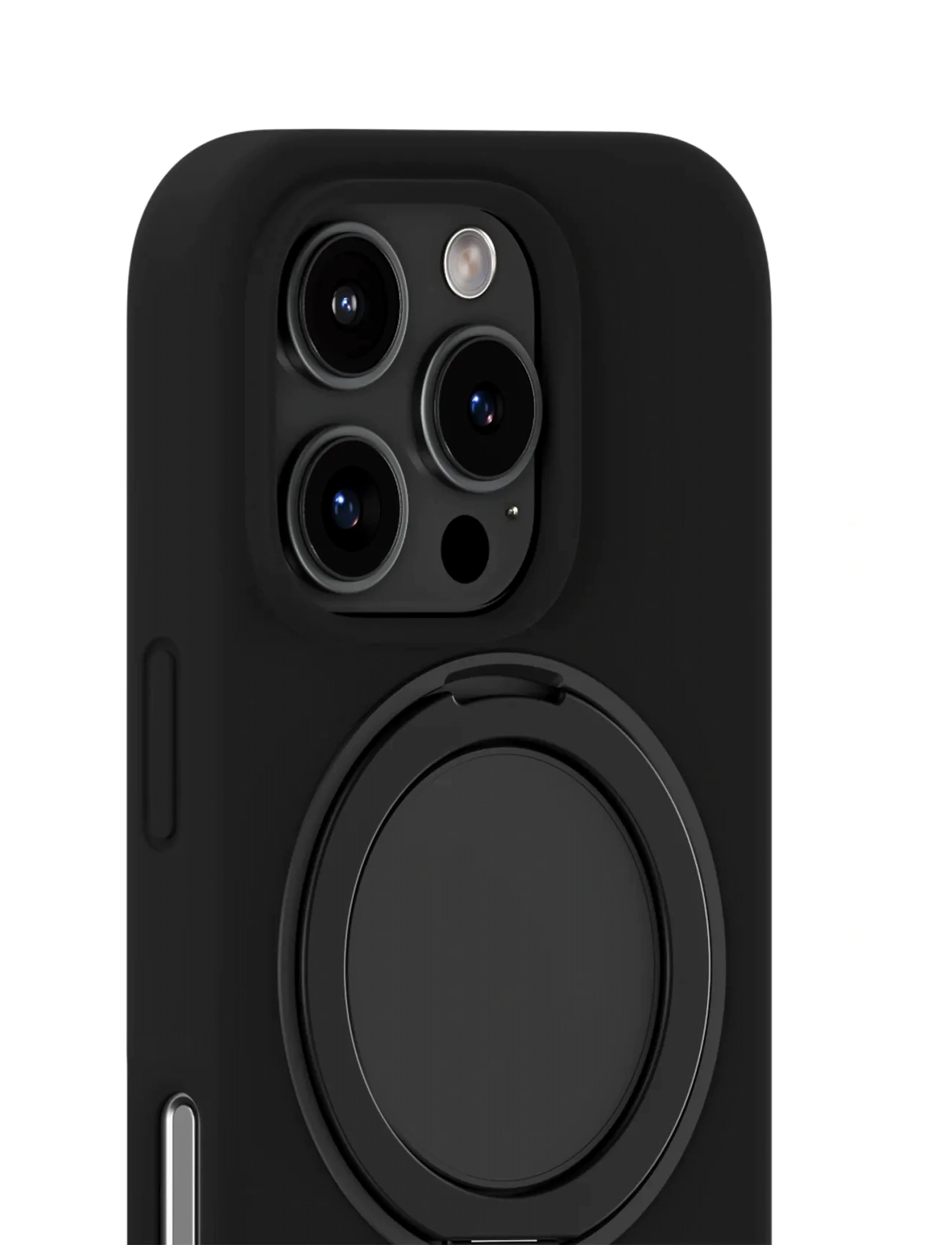 Holdit - Silicone Stand Case iPhone 16 Pro - black - 2