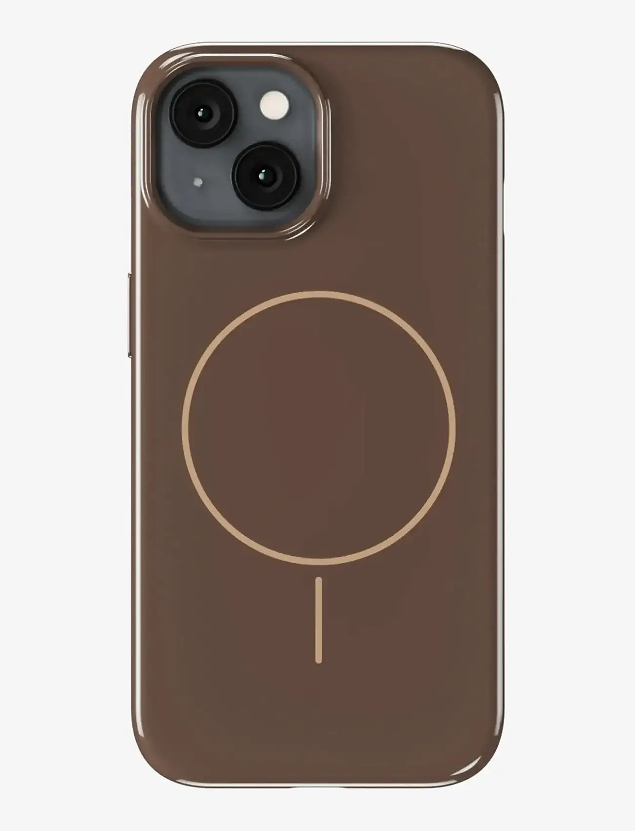 Holdit - Mono Case Magsafe iPhone 15/14/13 - handycover - chocolate/beige - 0