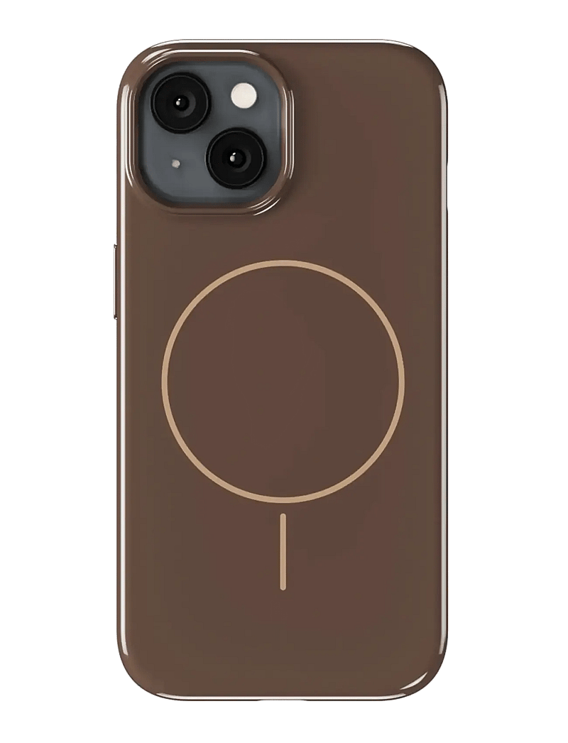 Holdit - Mono Case Magsafe iPhone 15/14/13 - handycover - chocolate/beige - 0