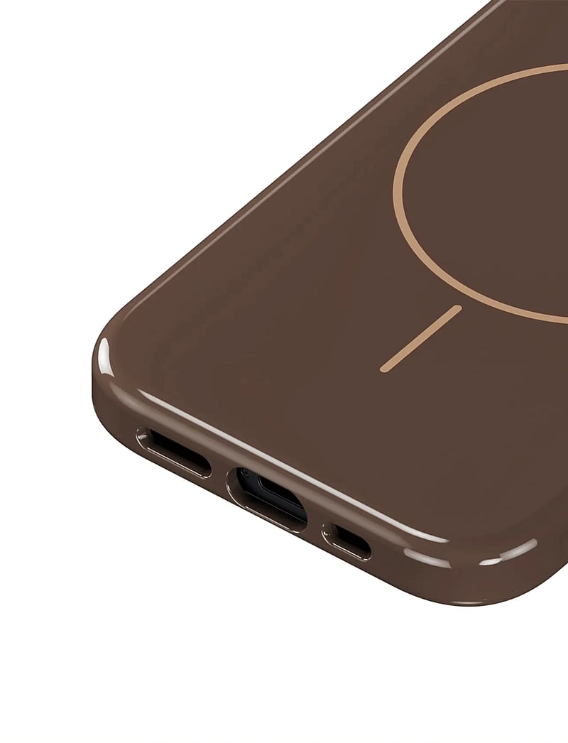 Holdit - Mono Case Magsafe iPhone 15/14/13 - handycover - chocolate/beige - 3