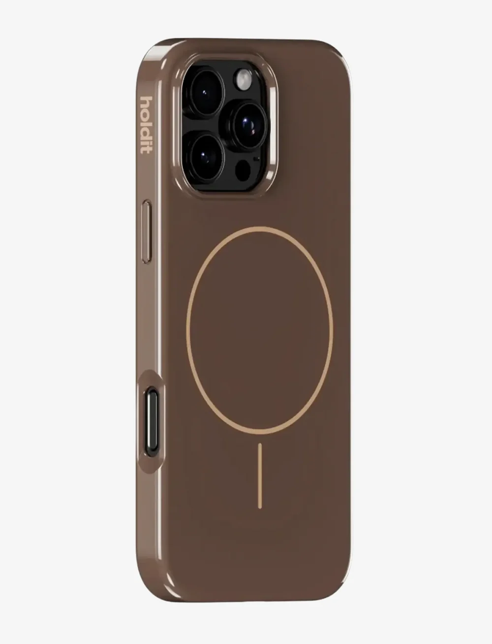 Holdit - Mono Case Magsafe iPhone 16 Pro Max - handycover - chocolate/beige - 1