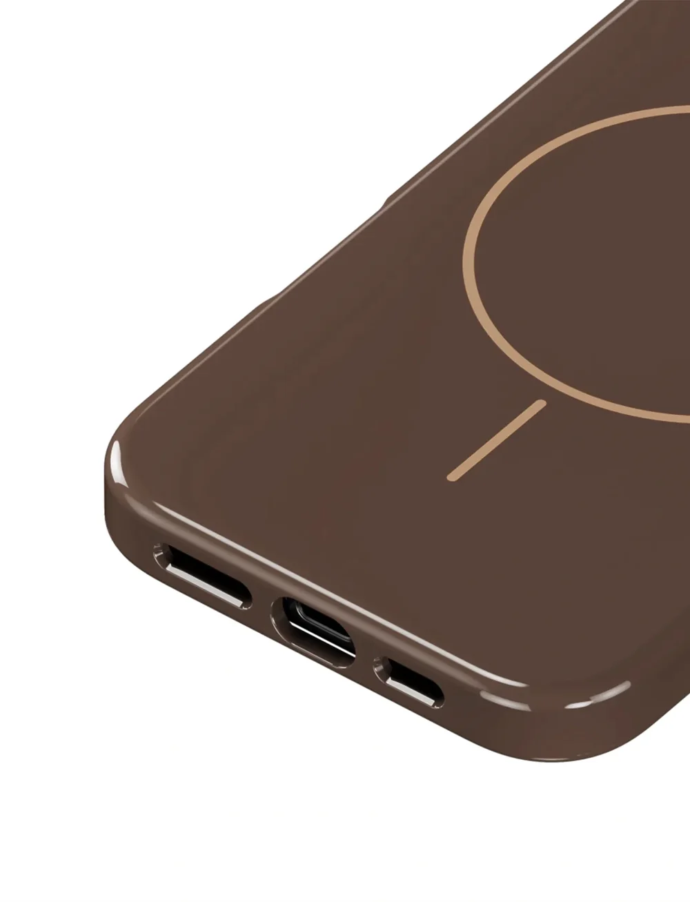 Holdit - Mono Case Magsafe iPhone 16 Pro Max - handycover - chocolate/beige - 3
