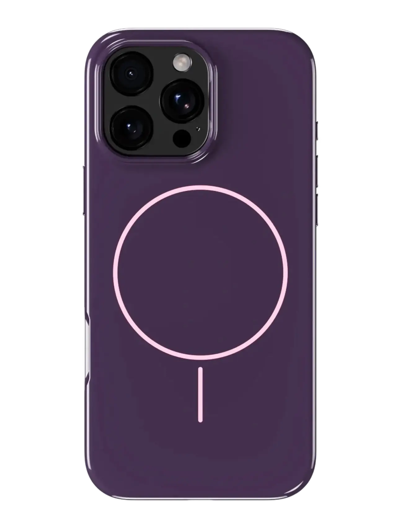 Holdit Mono Case Magsafe iPhone 16 Pro Max - Mobil accessories - DEEP PLUM/PINK / purple