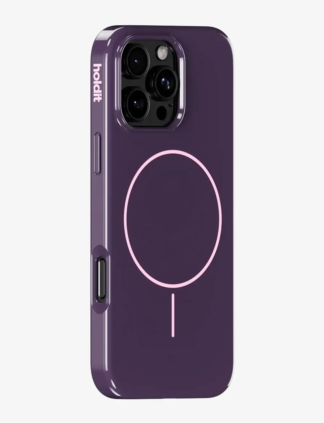 Holdit - Mono Case Magsafe iPhone 16 Pro Max - phone cases - deep plum/pink - 1
