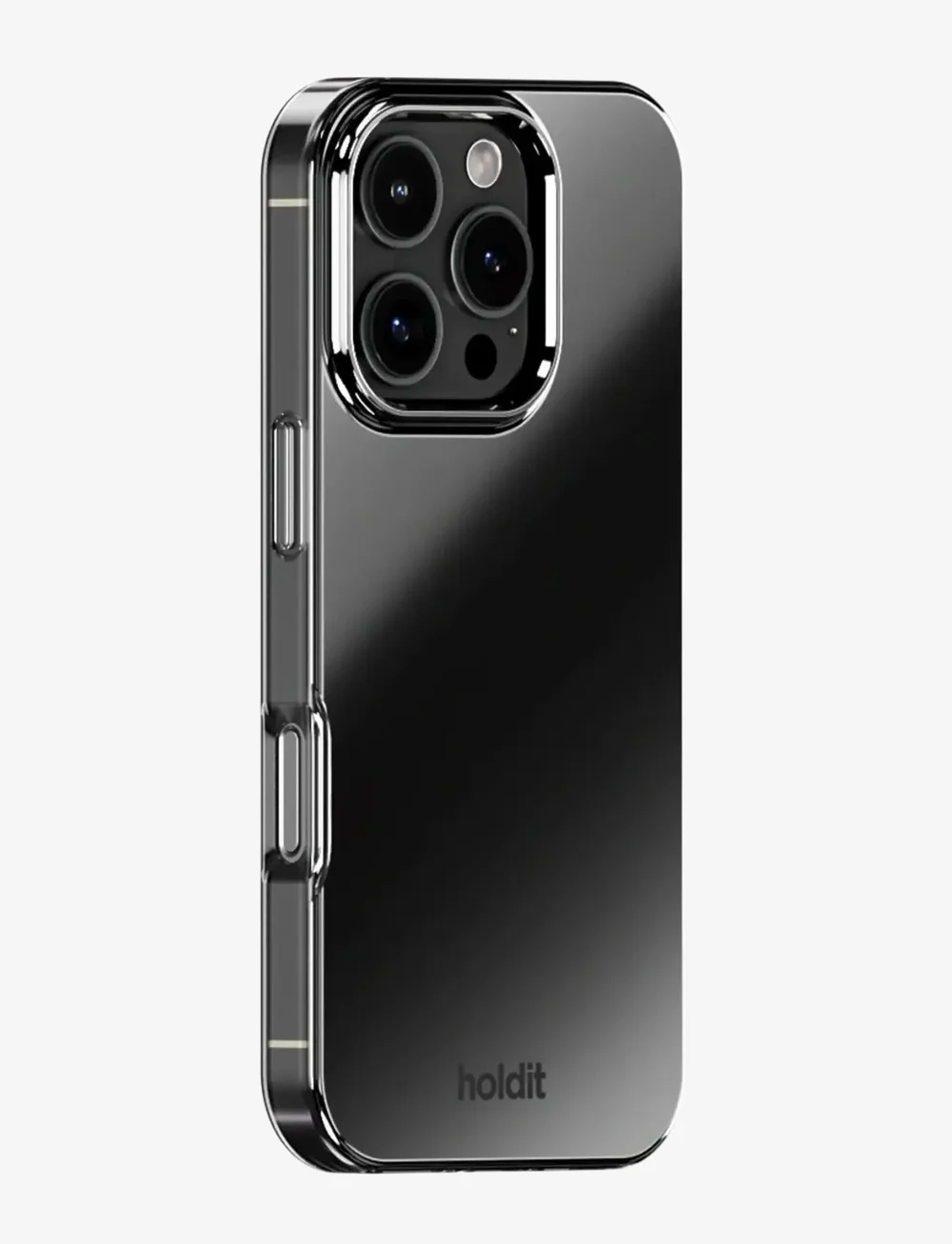 Holdit - Mirror Case iPhone 16Pro Magsafe Compatible - handycover - black - 1