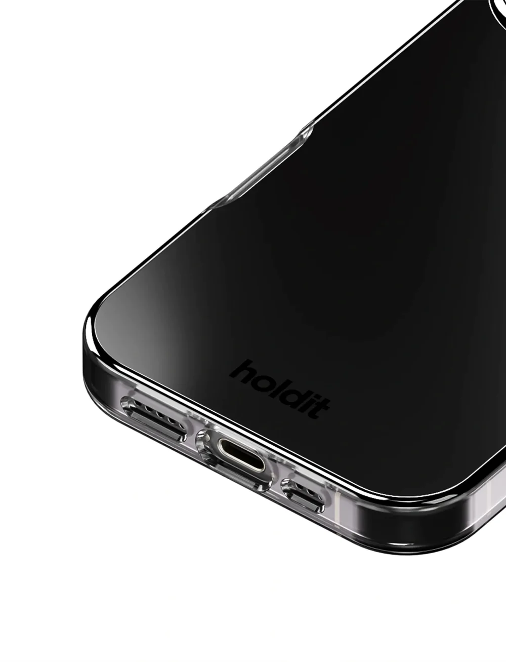 Holdit - Mirror Case iPhone 16Pro Magsafe Compatible - handycover - black - 3