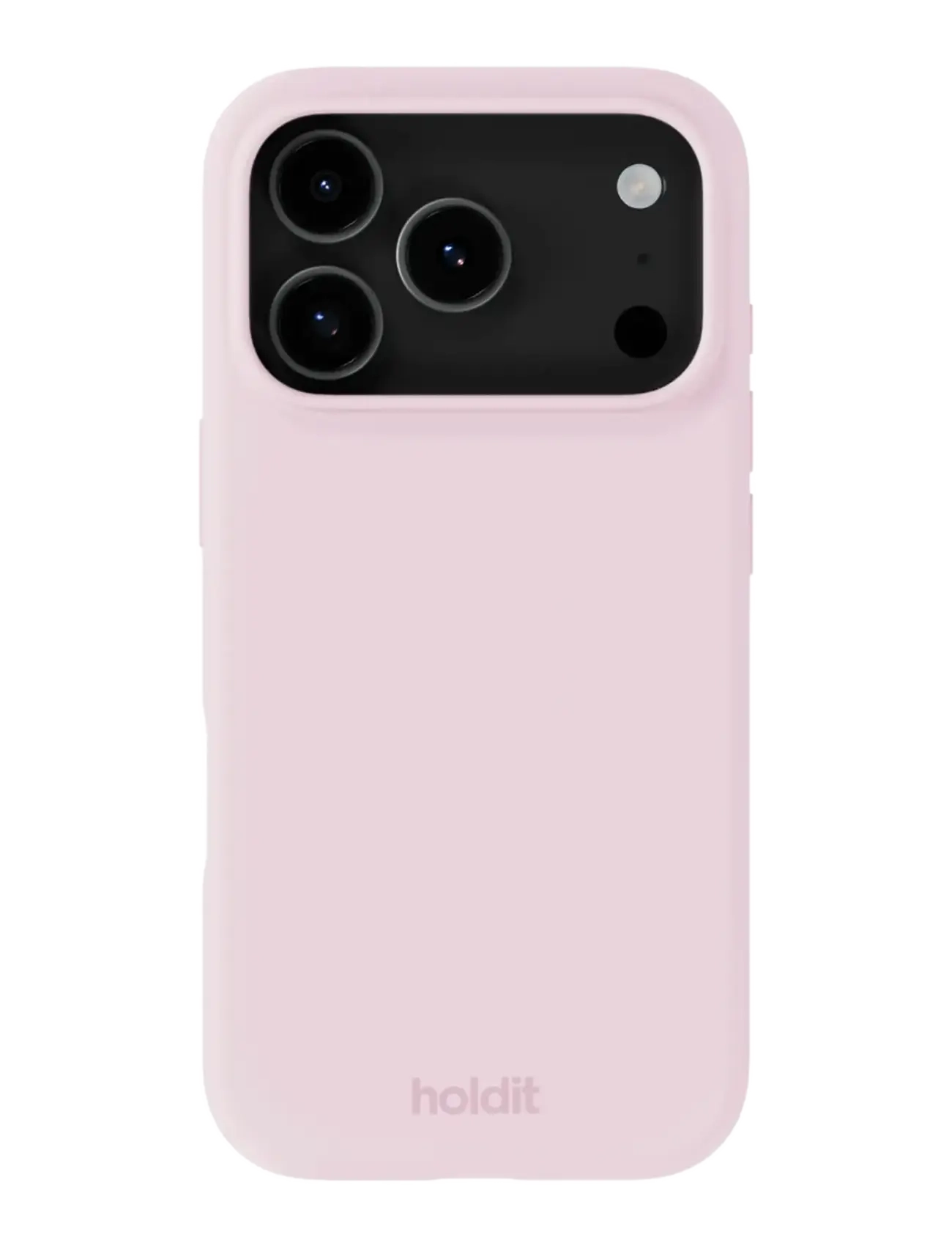 Holdit Silicone Case iPhone 17 Pro - Põhirõivad - PALE PINK / pink/rose