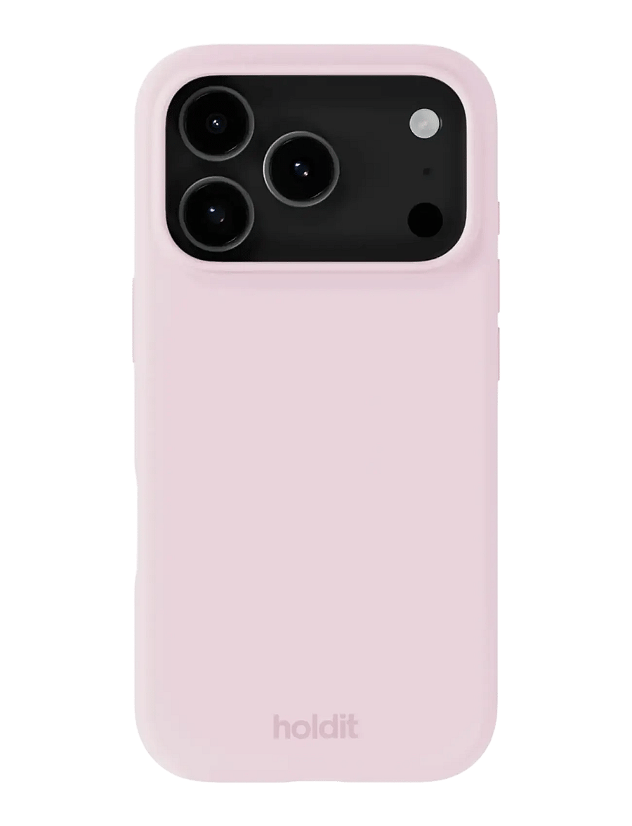 Holdit - Silicone Case iPhone 17 Pro - telefonide ümbrised - pale pink - 0