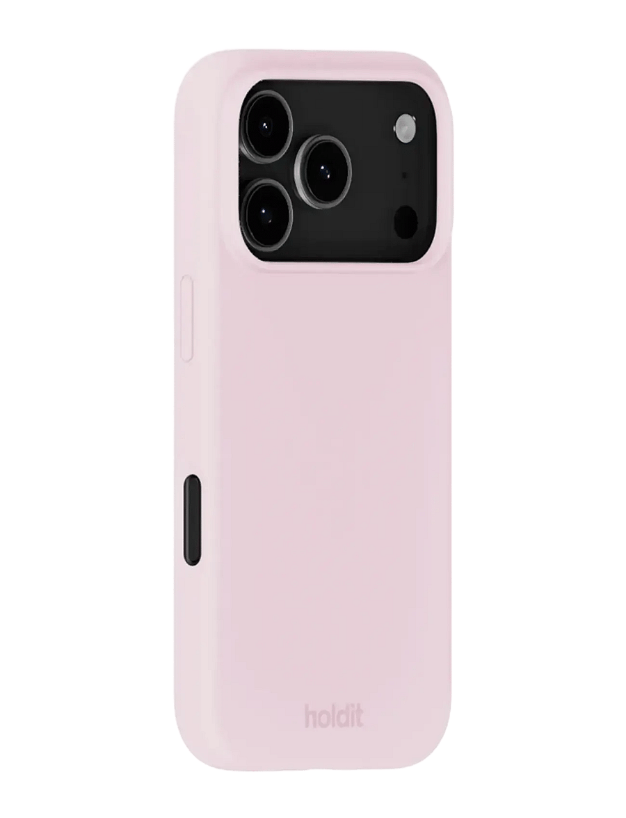 Holdit - Silicone Case iPhone 17 Pro - telefonide ümbrised - pale pink - 1