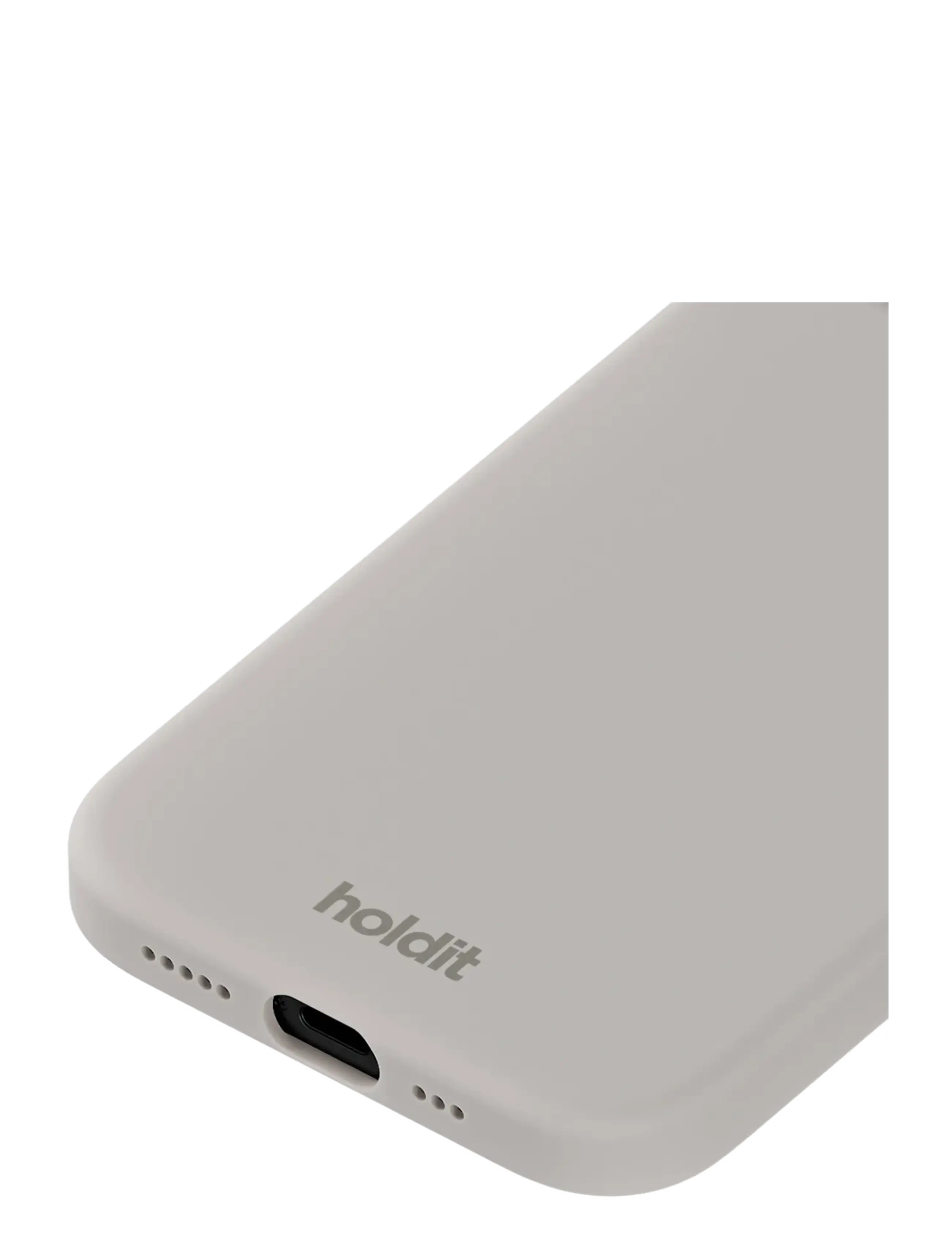 Holdit - Silicone Case iPhone 14/13 - telefonų dėklai - wool gray - 2