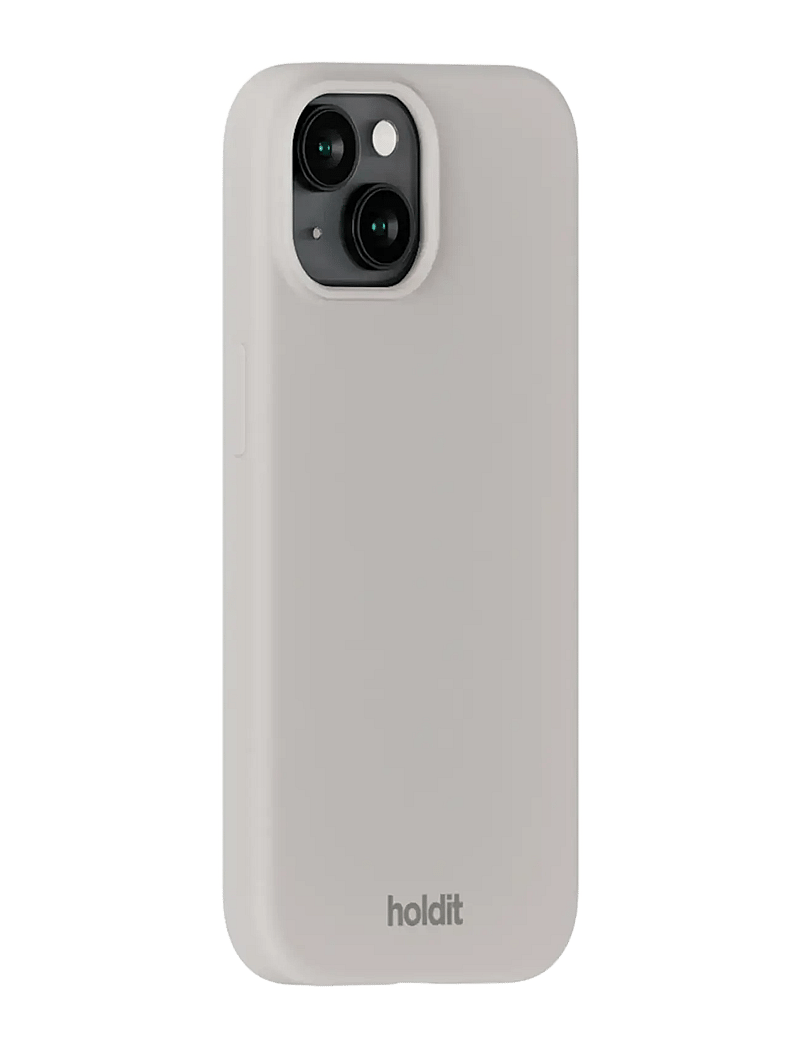 Holdit - Silicone Case iPhone 15 - handycover - wool gray - 2