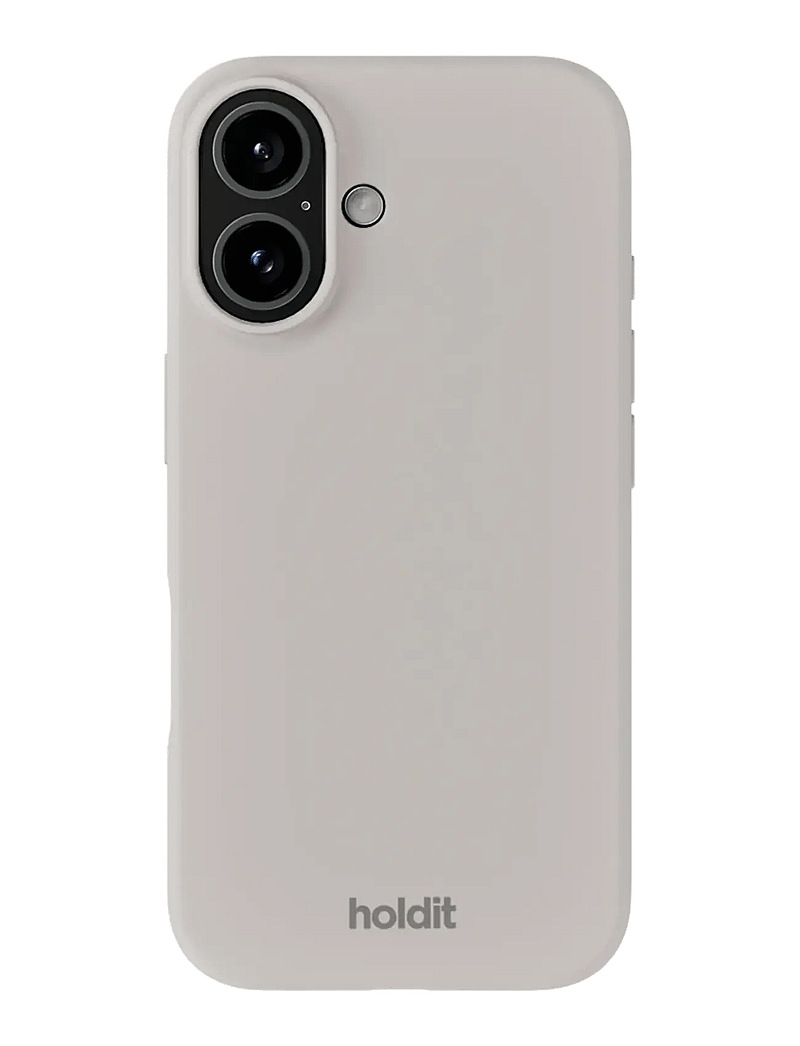 Holdit - Silicone Case iPhone 16 - handycover - wool gray - 0
