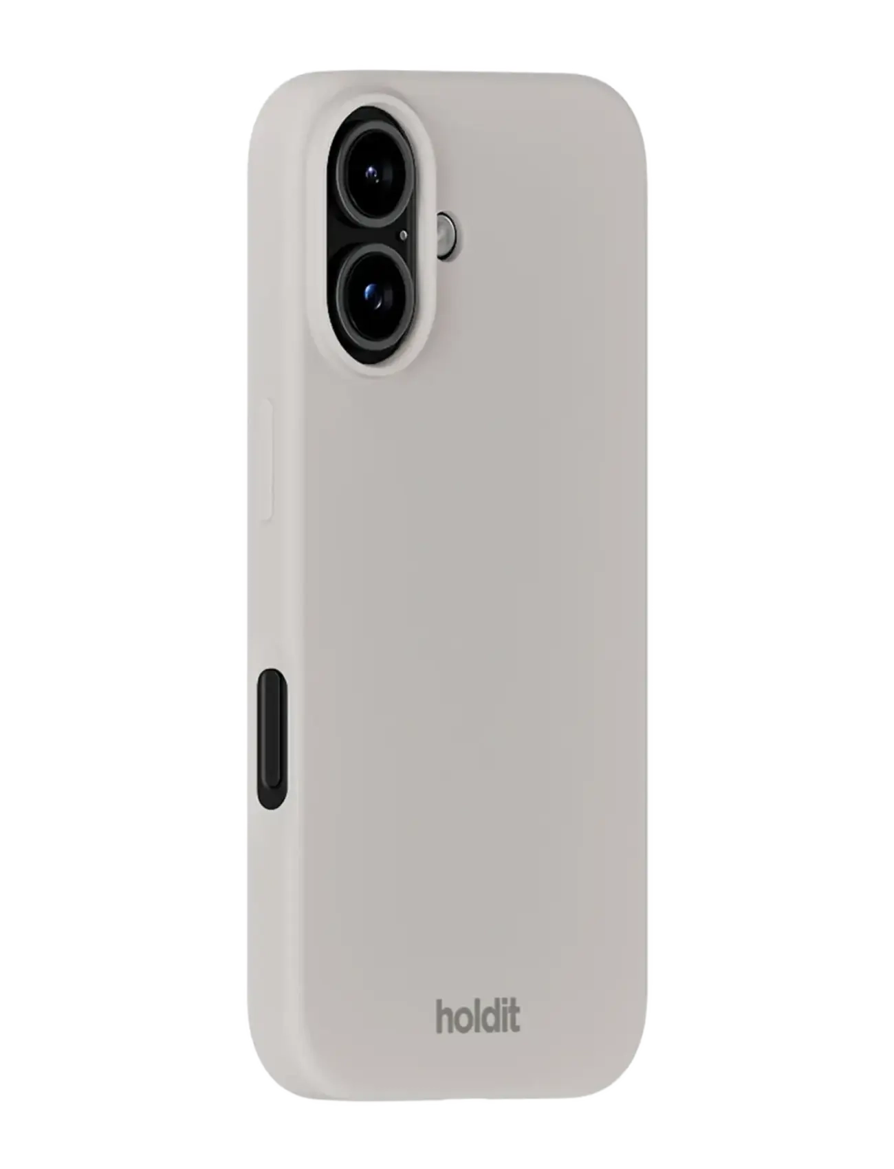Holdit - Silicone Case iPhone 16 - mobildeksel - wool gray - 1