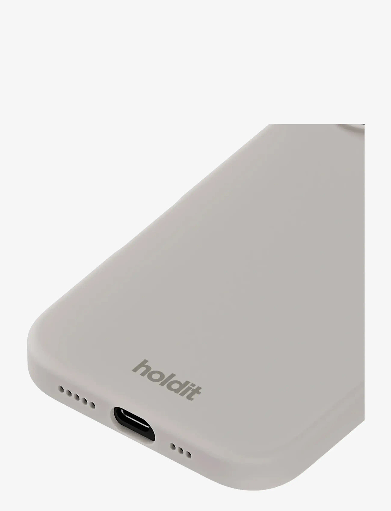 Holdit - Silicone Case iPhone 16 - phone cases - wool gray - 2