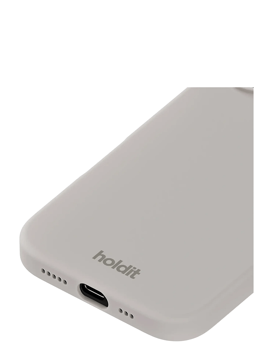 Holdit - Silicone Case iPhone 16 - mobildeksel - wool gray - 2