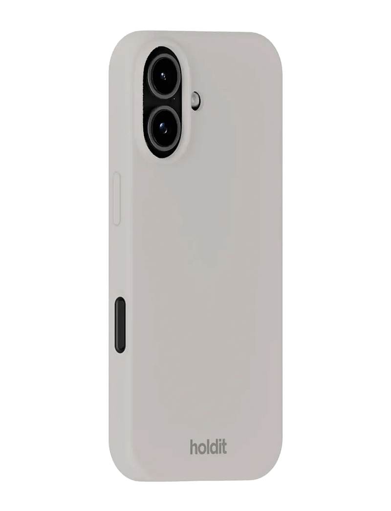 Holdit - Silicone Case iPhone 17 - mobilskal - wool gray - 1