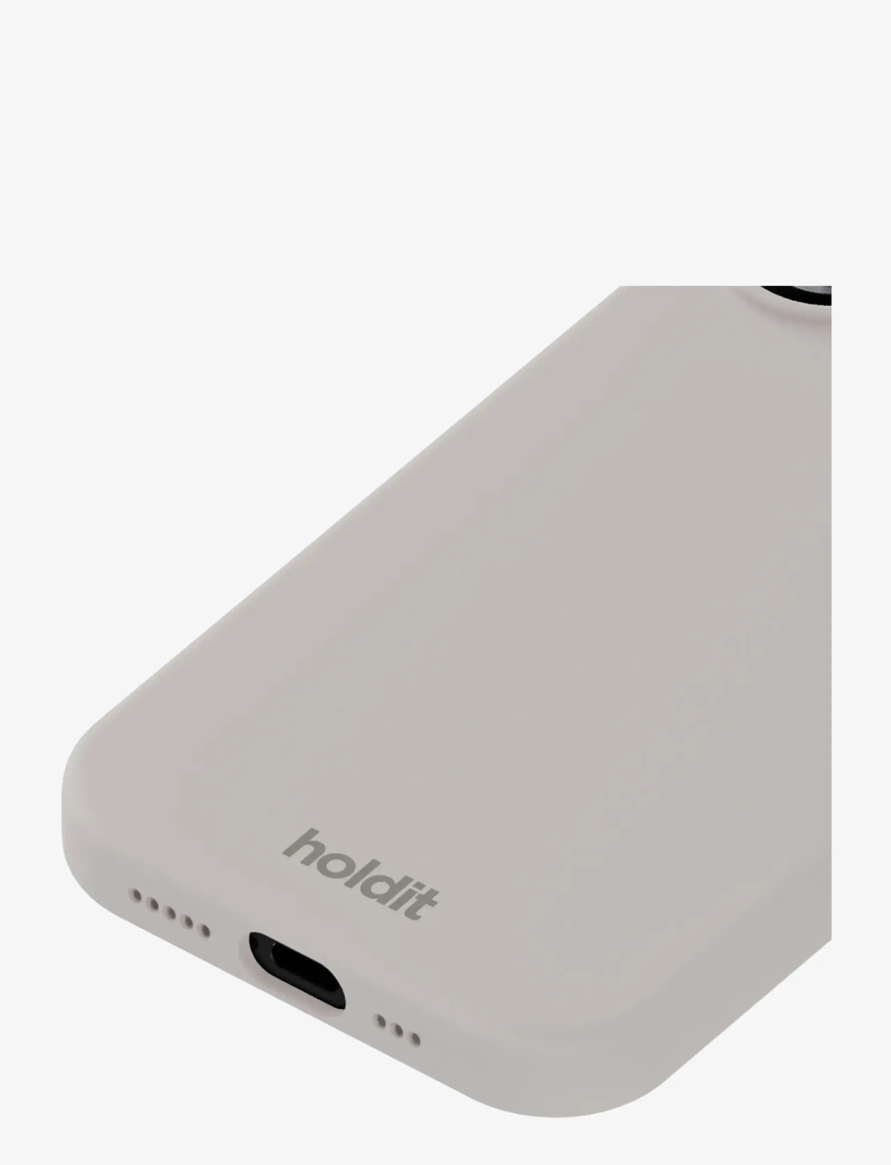 Holdit - Silicone Case iPhone 17 - mobilskal - wool gray - 2