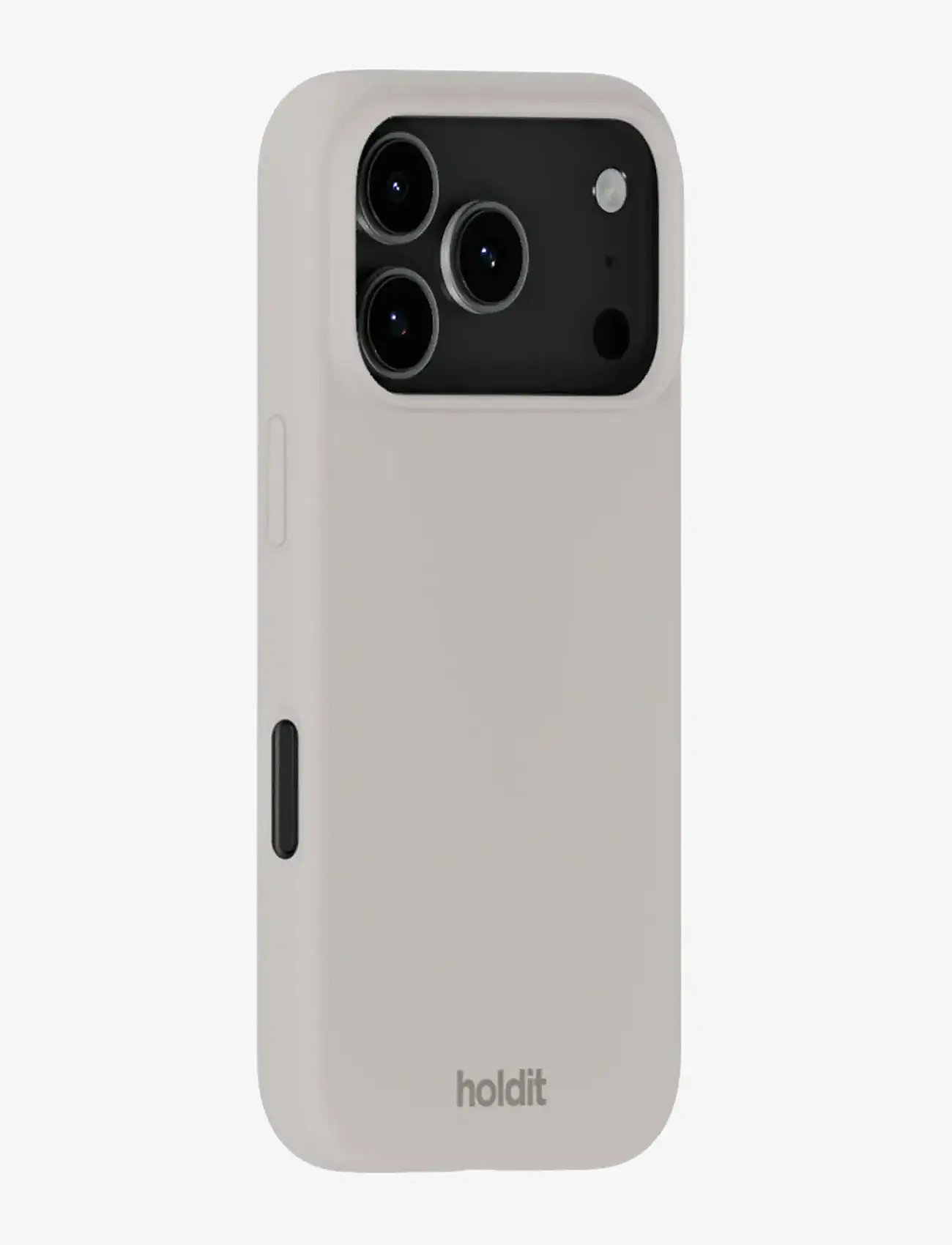 Holdit - Silicone Case iPhone 17 Pro - mobilskal - wool gray - 1