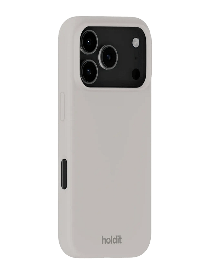 Holdit - Silicone Case iPhone 17 Pro - mobilskal - wool gray - 1