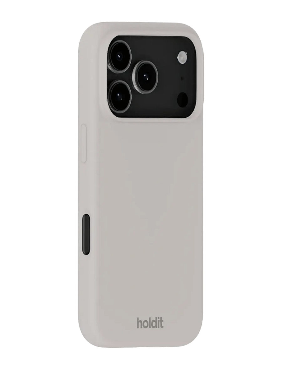 Holdit - Silicone Case iPhone 17 Pro Max - símahulstur - wool gray - 1