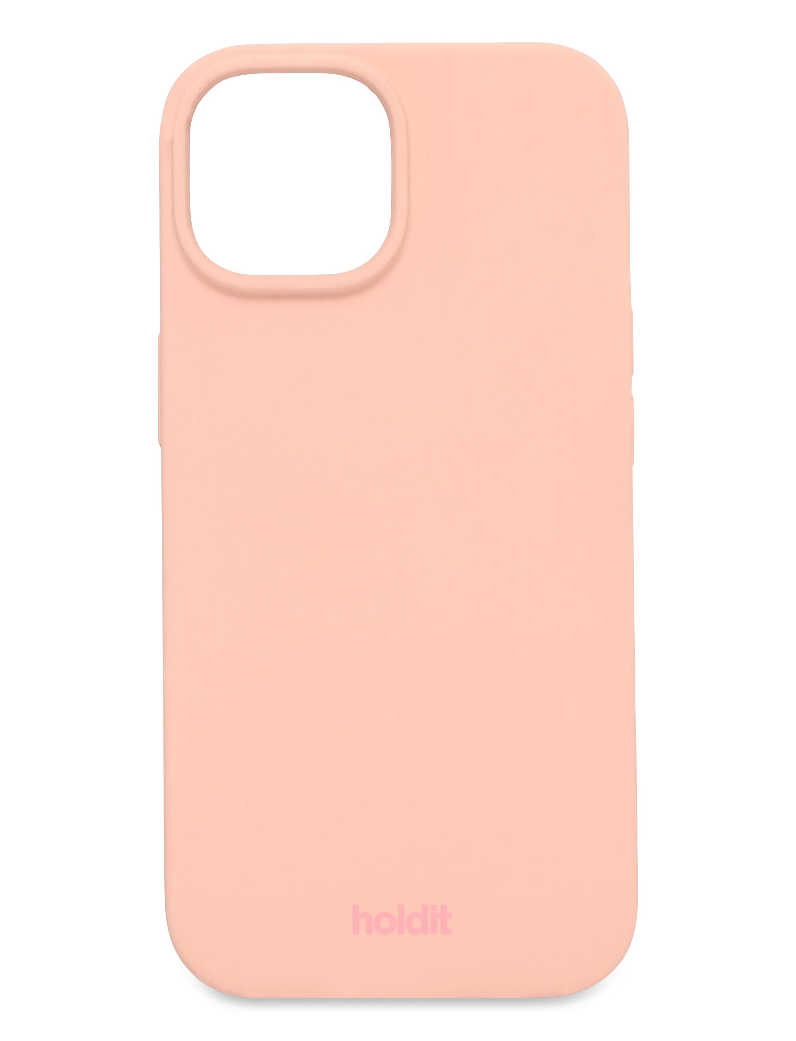 Holdit Silicone Case Iphone 15, IPHONE 15, Pink, Mobiltilbehør-Covers > Telefontasker, Dame