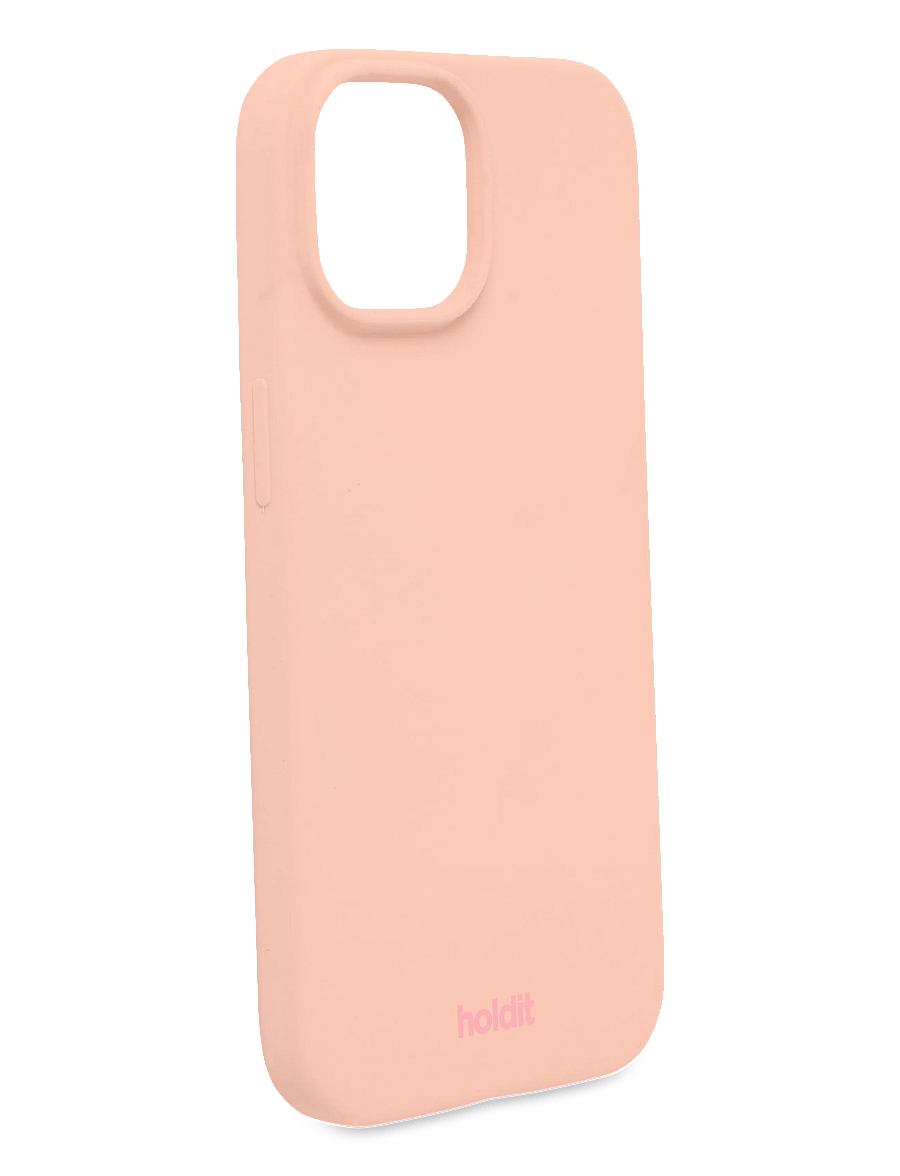 Holdit - Silicone Case iPhone 15 - mobilskal - bare pink - 2