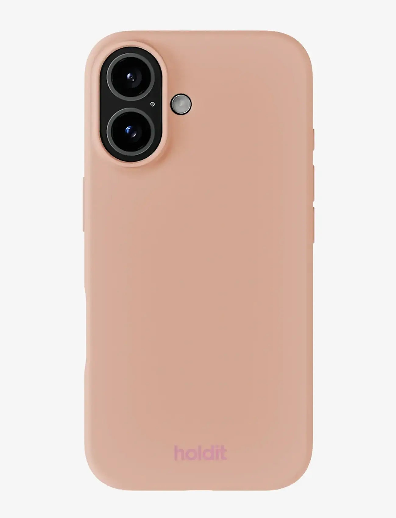 Holdit - Silicone Case iPhone 16 - mobilskal - bare pink - 0