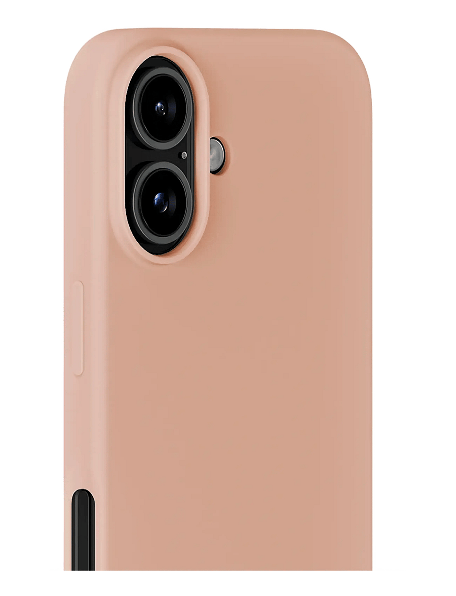 Holdit - Silicone Case iPhone 16 - telefona vāciņi - bare pink - 1