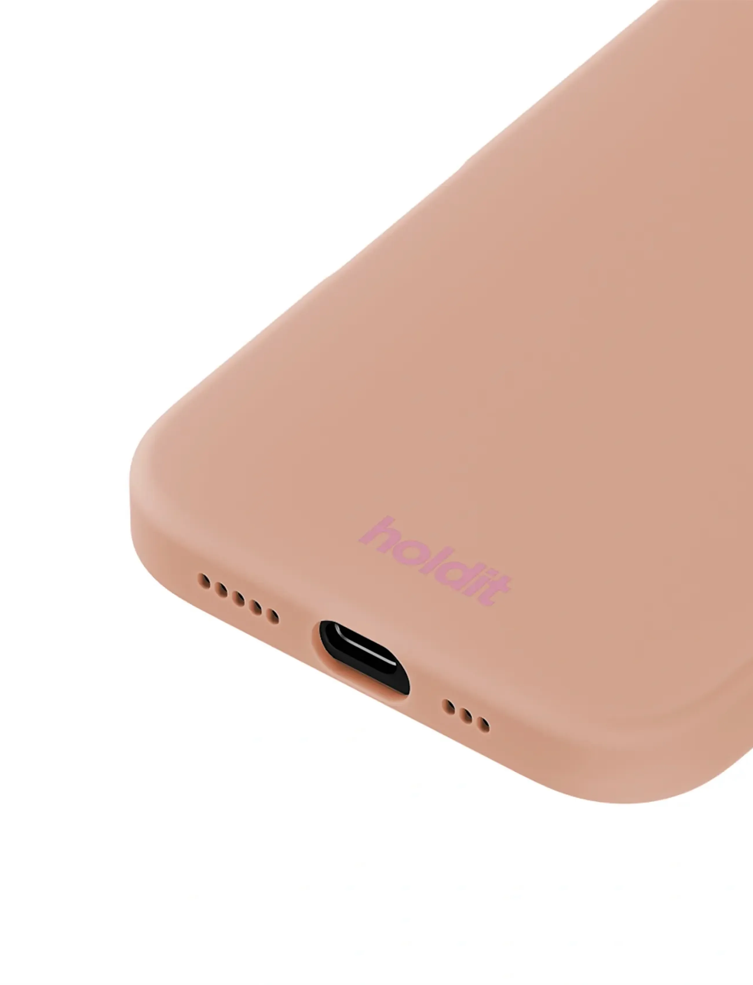 Holdit - Silicone Case iPhone 16 - telefona vāciņi - bare pink - 3