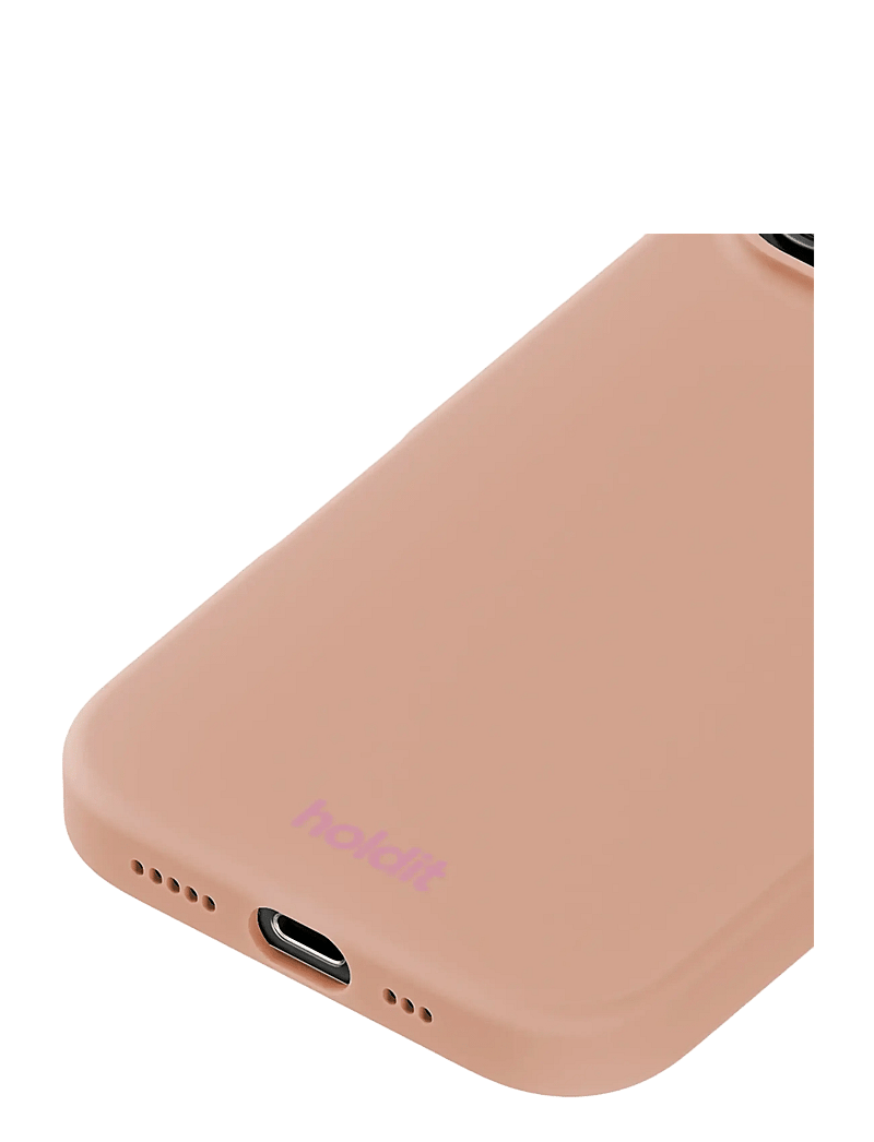 Holdit - Silicone Case iPhone 16 Pro - mobilskal - bare pink - 2