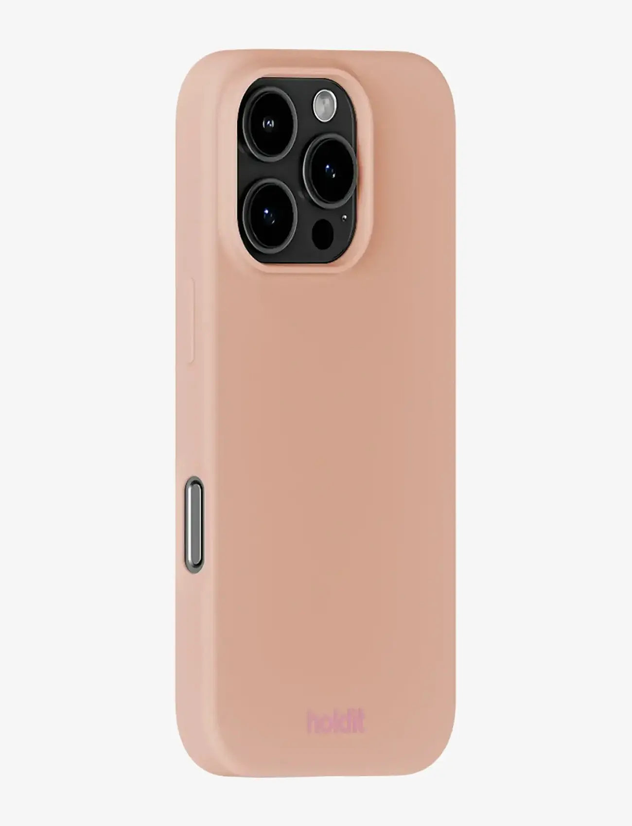 Holdit - Silicone Case iPhone 16 Pro Max - mobilskal - bare pink - 1