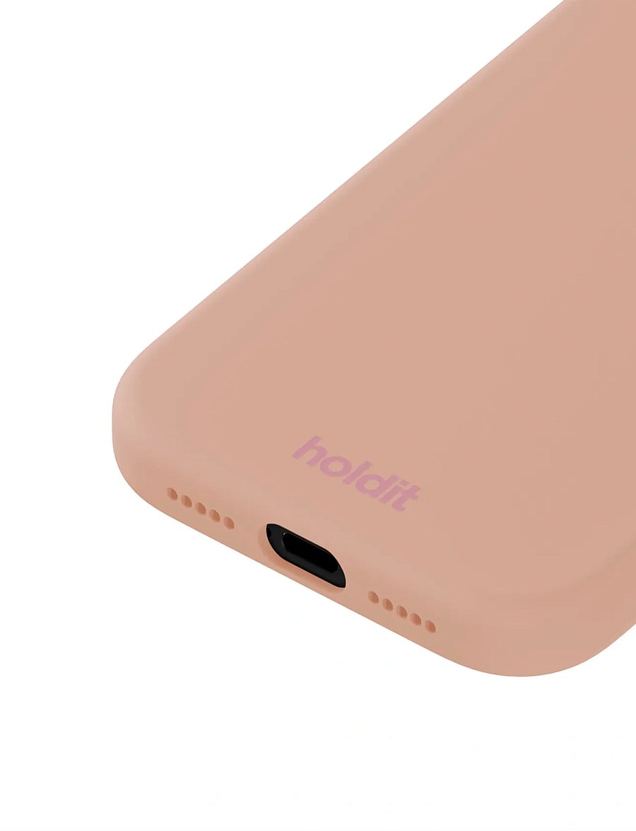 Holdit - Silicone Case iPhone 17 Pro - telefonų dėklai - bare pink - 2
