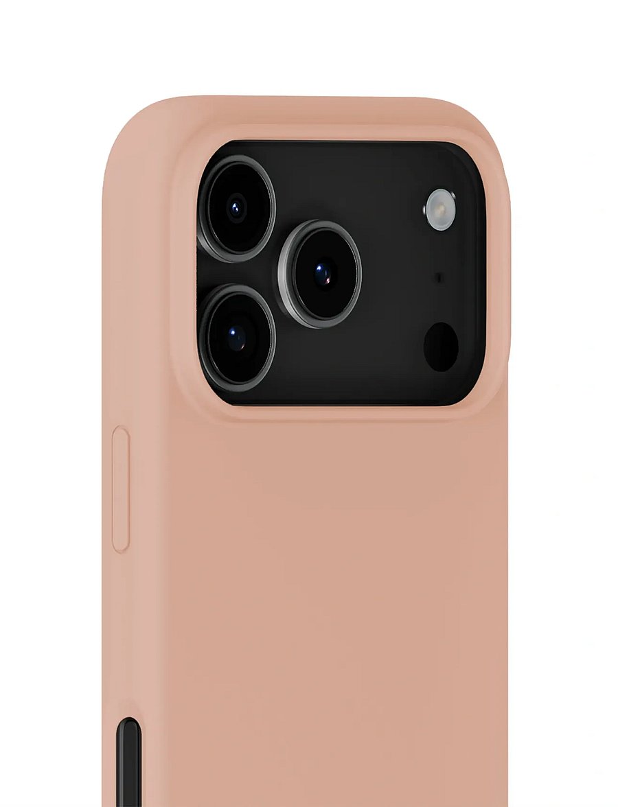 Holdit - Silicone Case iPhone 17 Pro - telefonų dėklai - bare pink - 3