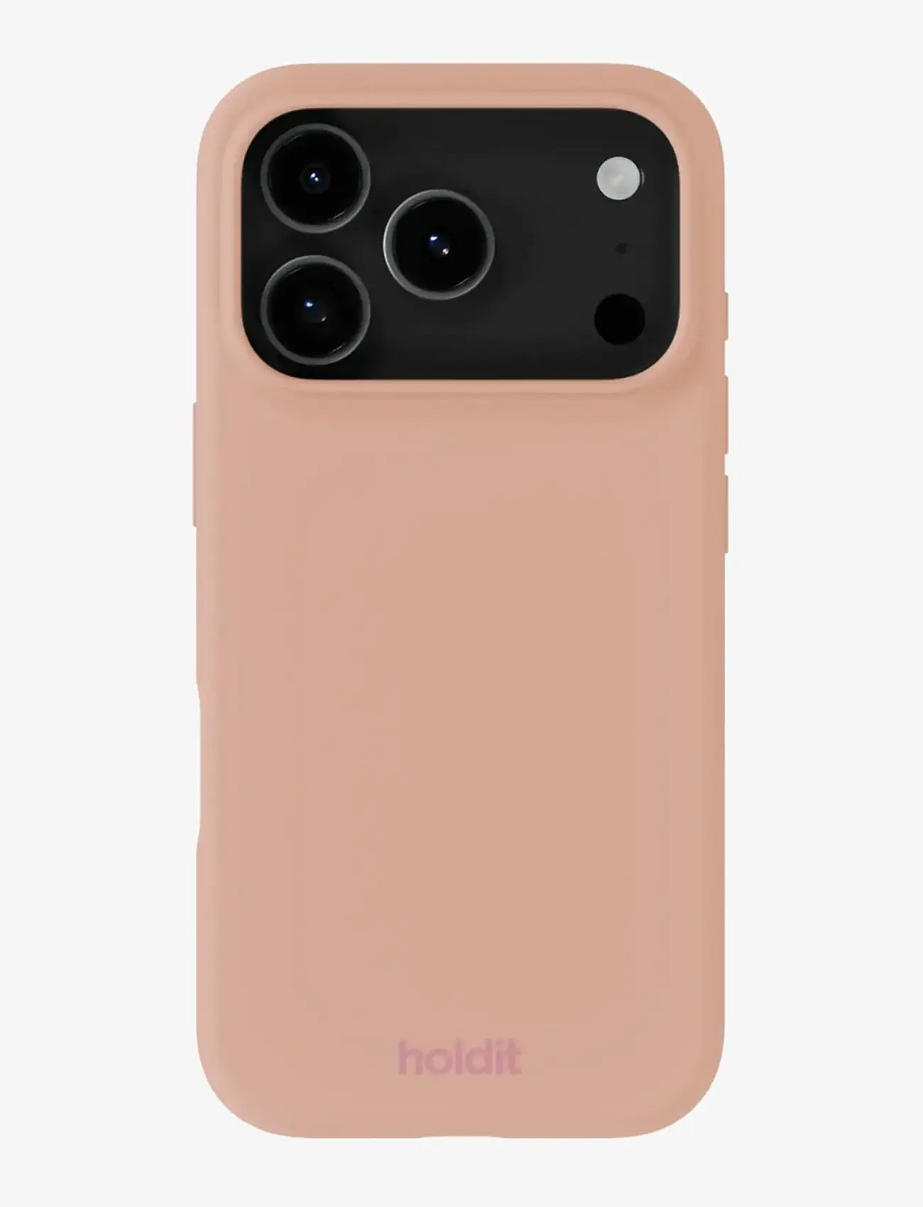 Holdit - Silicone Case iPhone 17 Pro Max - mobilskal - bare pink - 0