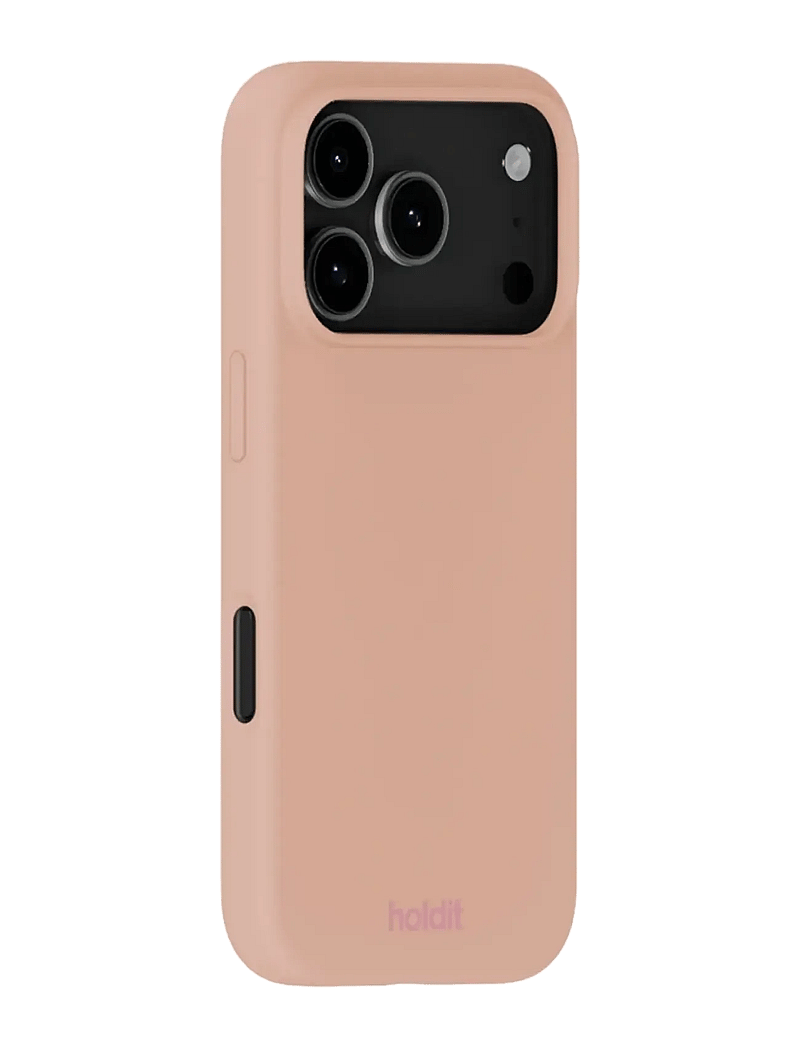 Holdit - Silicone Case iPhone 17 Pro Max - mobilskal - bare pink - 1