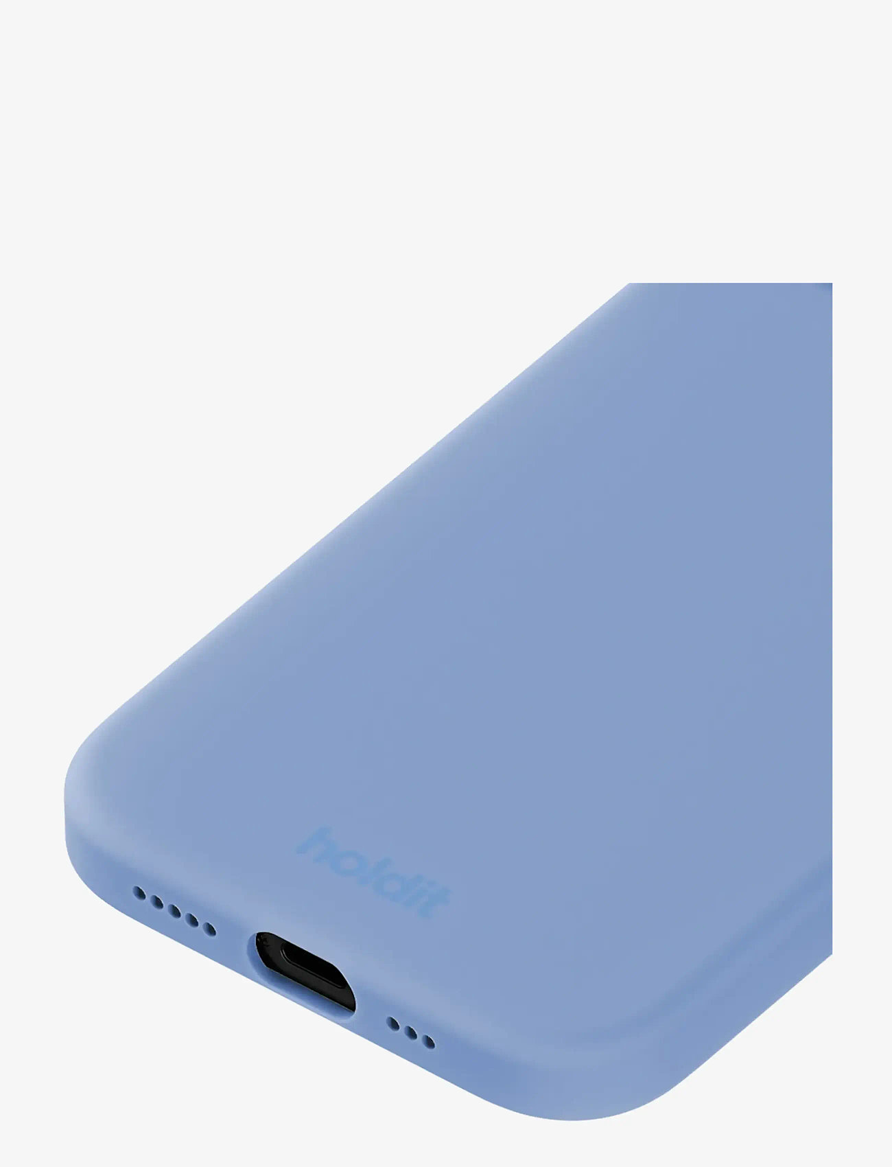 Holdit - Silicone Case iPhone 14/13 - mobilskal - soft cobalt - 1