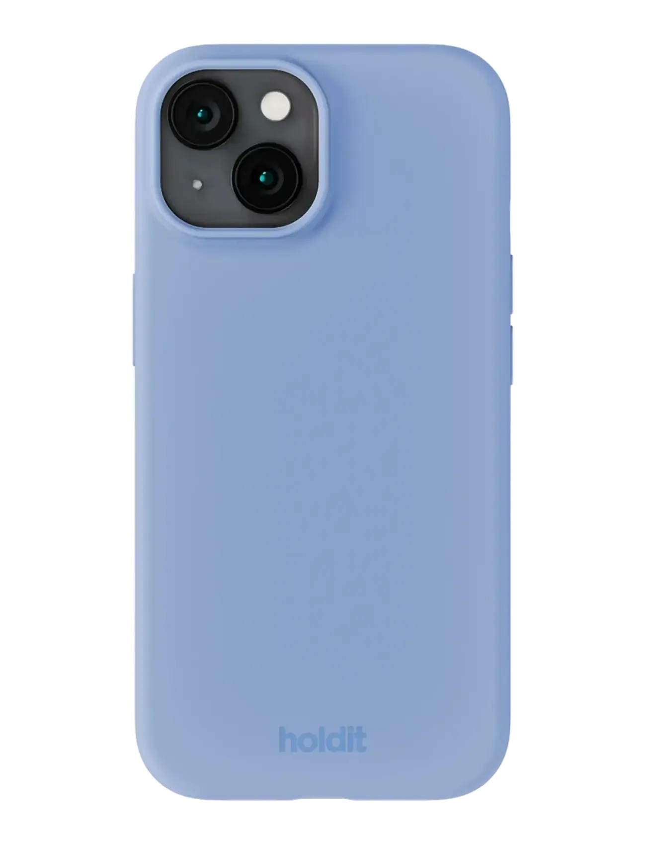 Holdit Silicone Case Iphone 15, IPHONE 15, Blue, Mobiltilbehør-Covers > Telefontasker, Dame