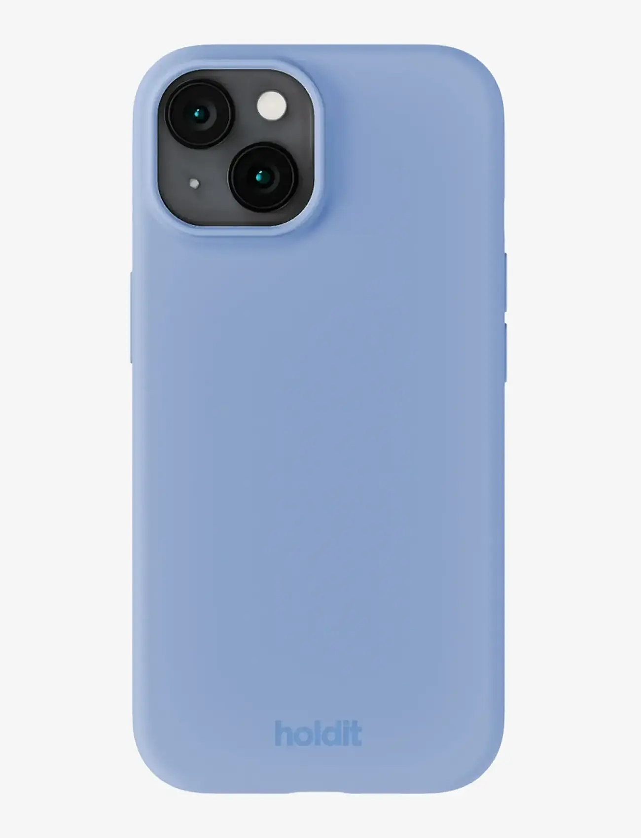 Holdit - Silicone Case iPhone 15 - mobilskal - soft cobalt - 0
